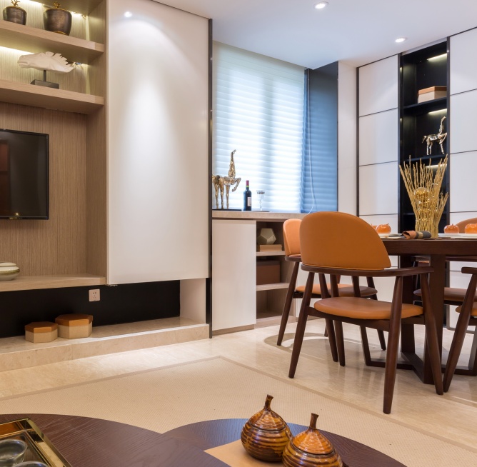 時尚簡約別墅裝修設(shè)計效果圖