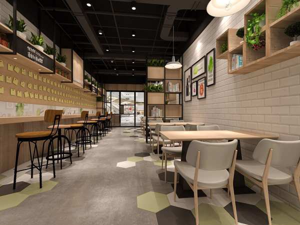 loft工業風冒菜店鋪整體 loft工業風冒菜店鋪整體裝修效果圖