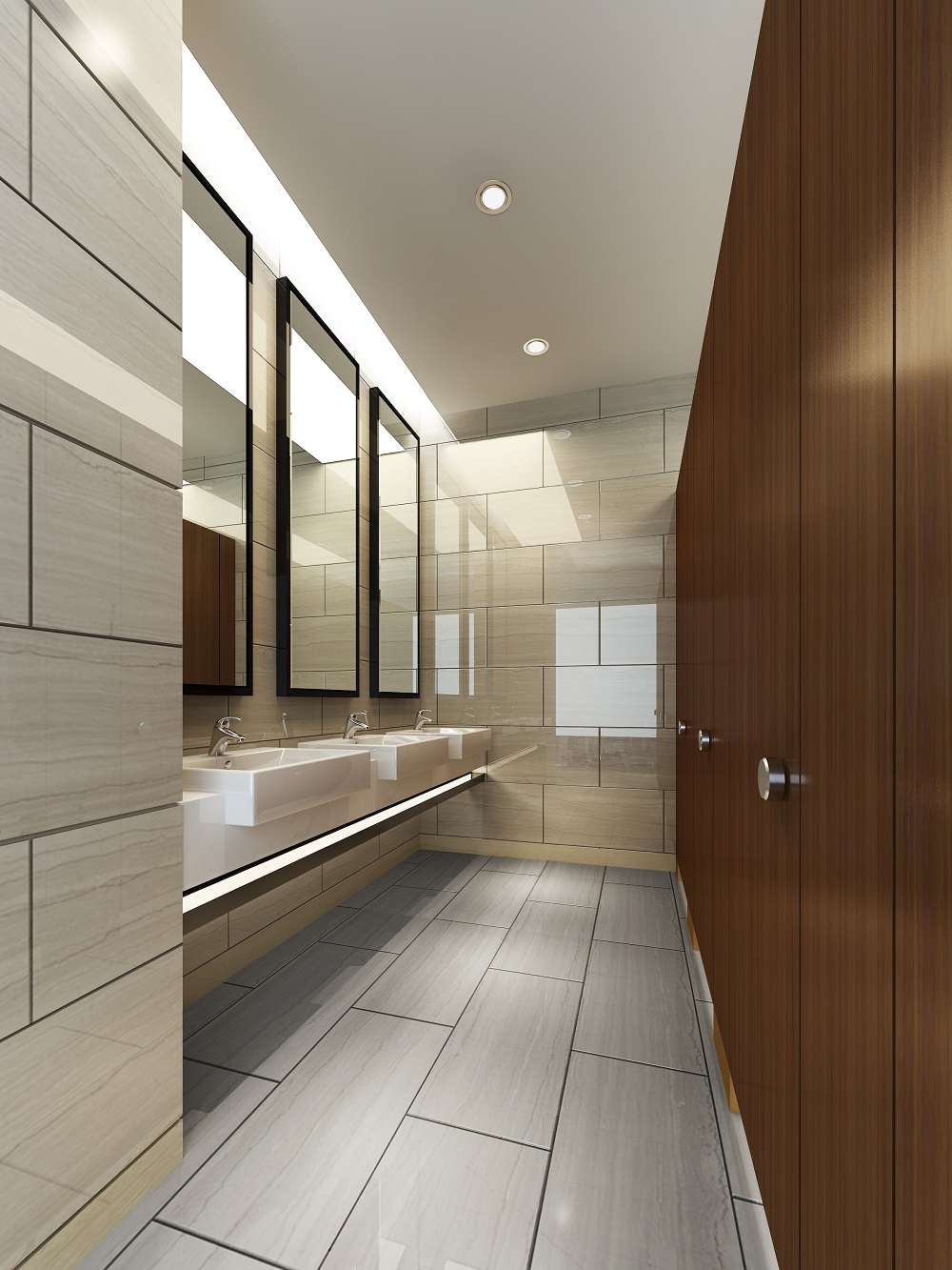 銀行辦公樓衛生間裝修效果圖 銀行辦公樓衛生間裝修效果圖