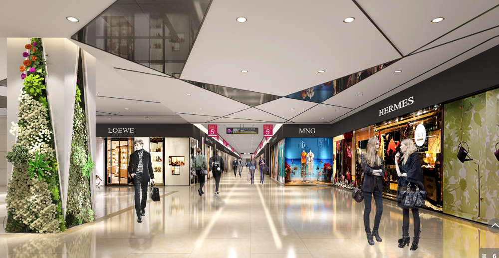 商場大廳裝修設計效果圖 商場大廳裝修設計效果圖