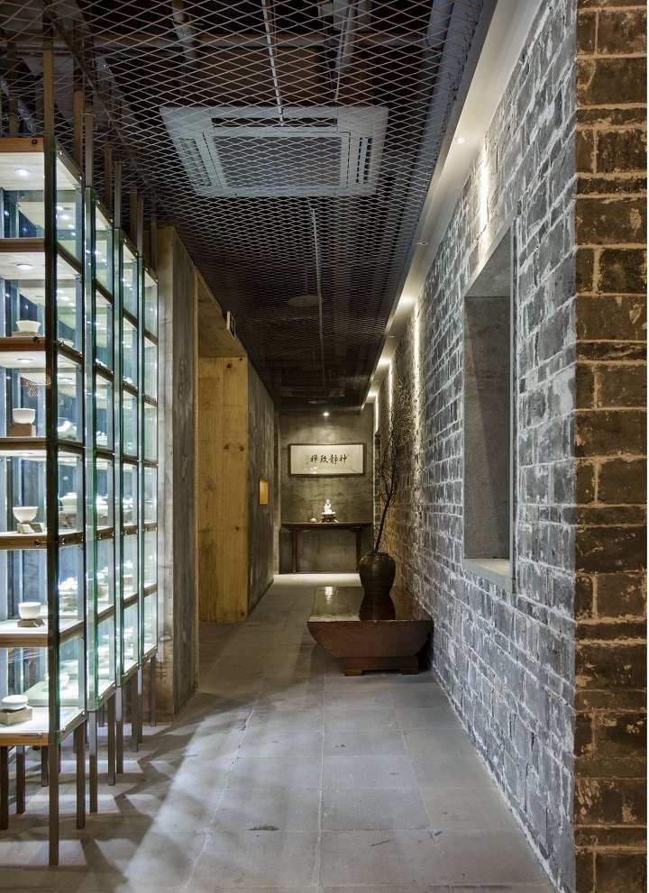 空斗墻、玻璃框架隔斷效果圖 空斗墻、玻璃框架隔斷效果圖