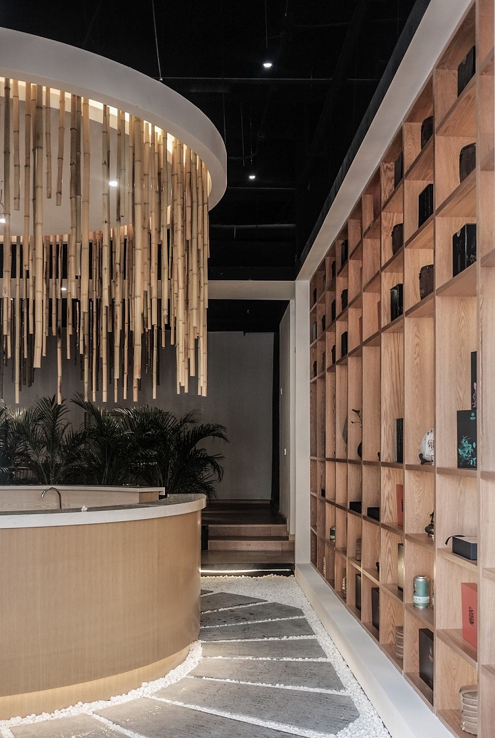 東方禪意茶館會(huì)所裝修效果圖 東方禪意茶館會(huì)所裝修效果圖-大堂