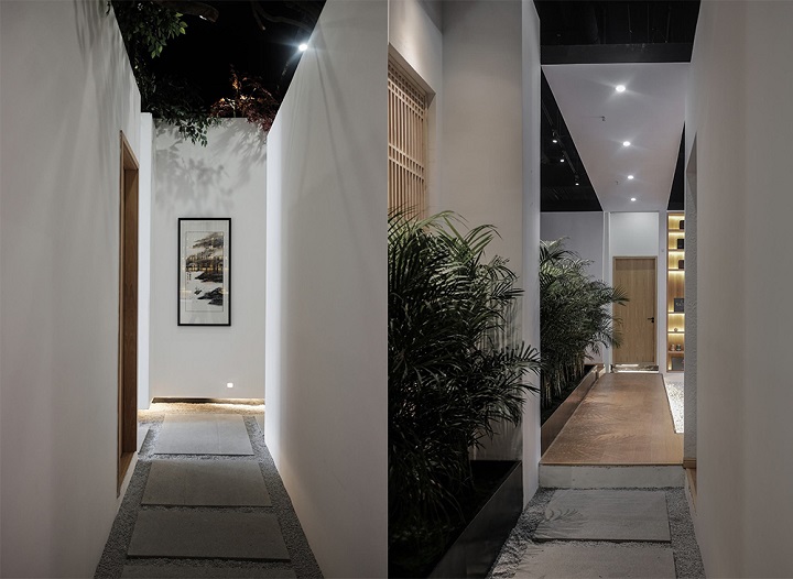 東方禪意茶館會(huì)所裝修效果圖 東方禪意茶館會(huì)所裝修效果圖-走道