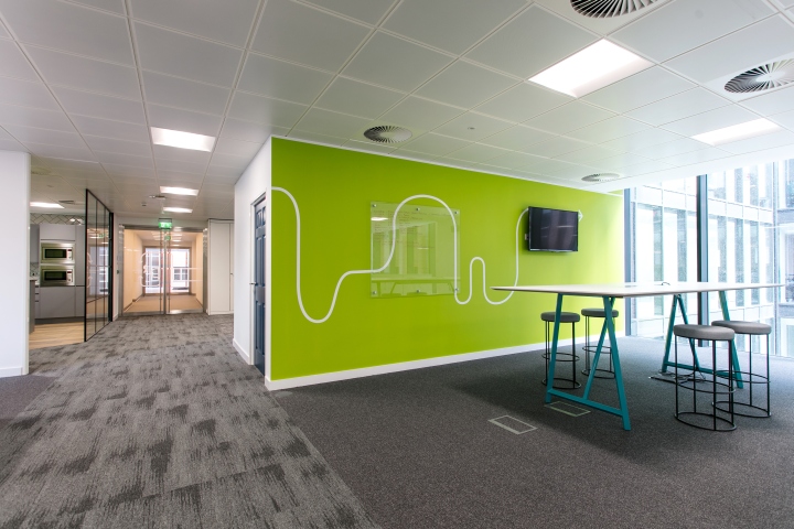 開放式互動(dòng)型辦公室裝修效果圖