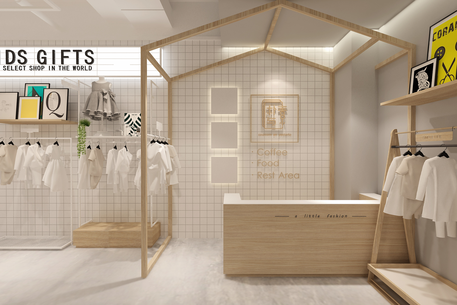 01283b5b8e0a6ea80120245c07271b.jpg@2o.jpg 童裝店簡裝收銀臺效果圖