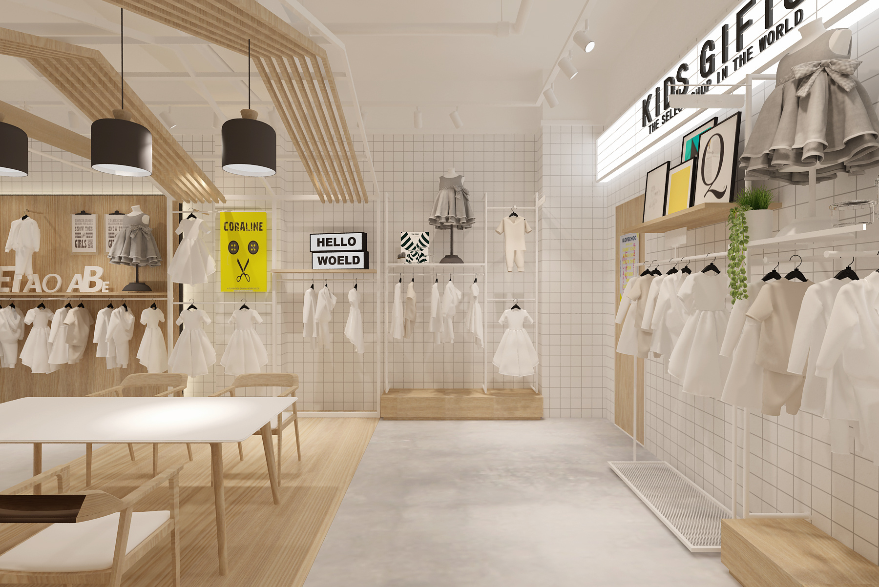 0147855b8e0a70a80120245c685f53.jpg@2o.jpg 30平米童裝店裝修效果圖