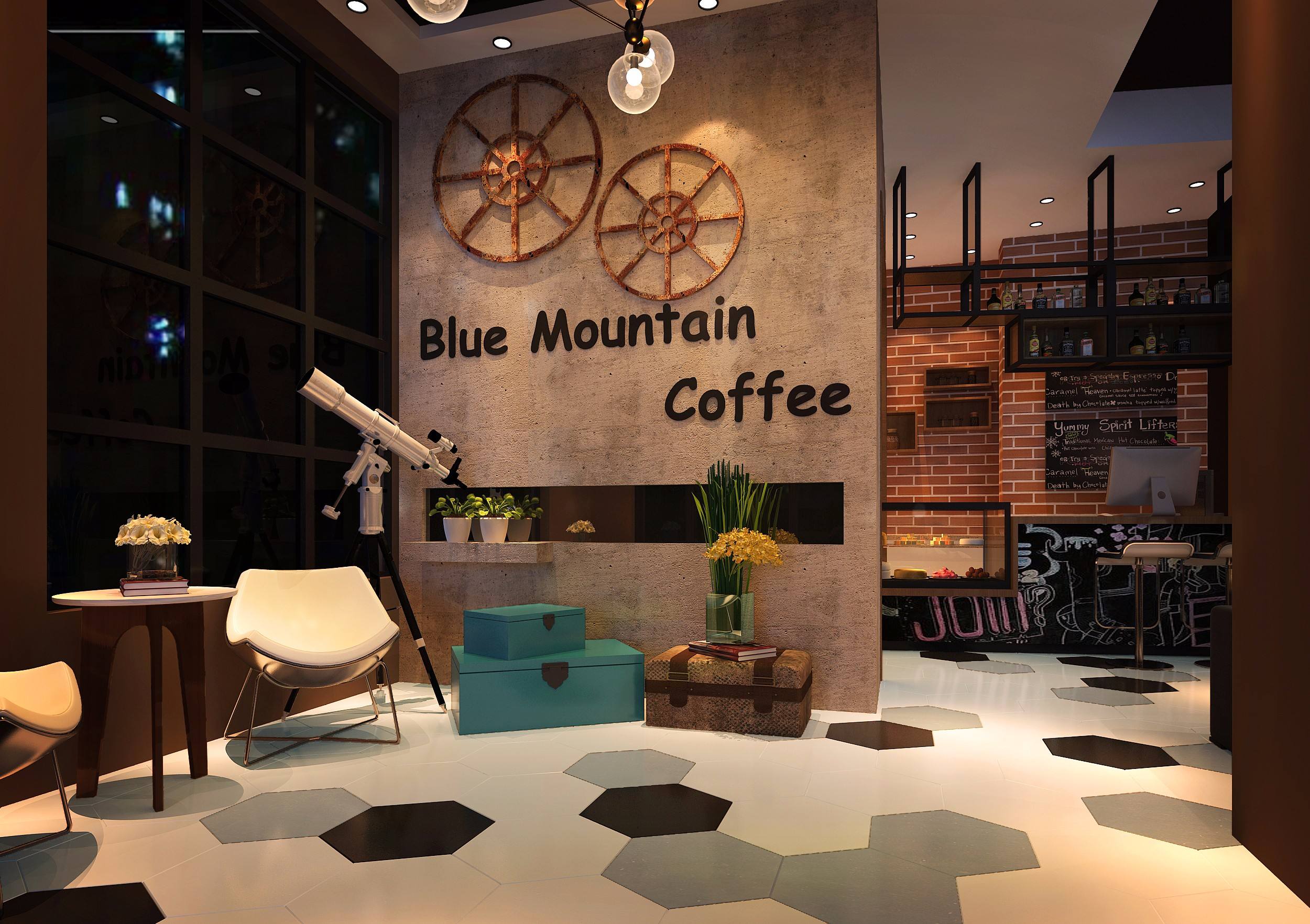 漂亮復古的成都咖啡館裝修 咖啡館裝修風格大全