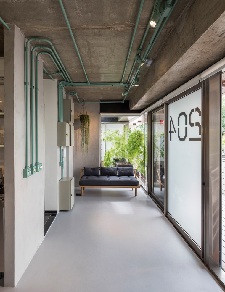 大型食品生產企業廠房辦公室裝修效果圖