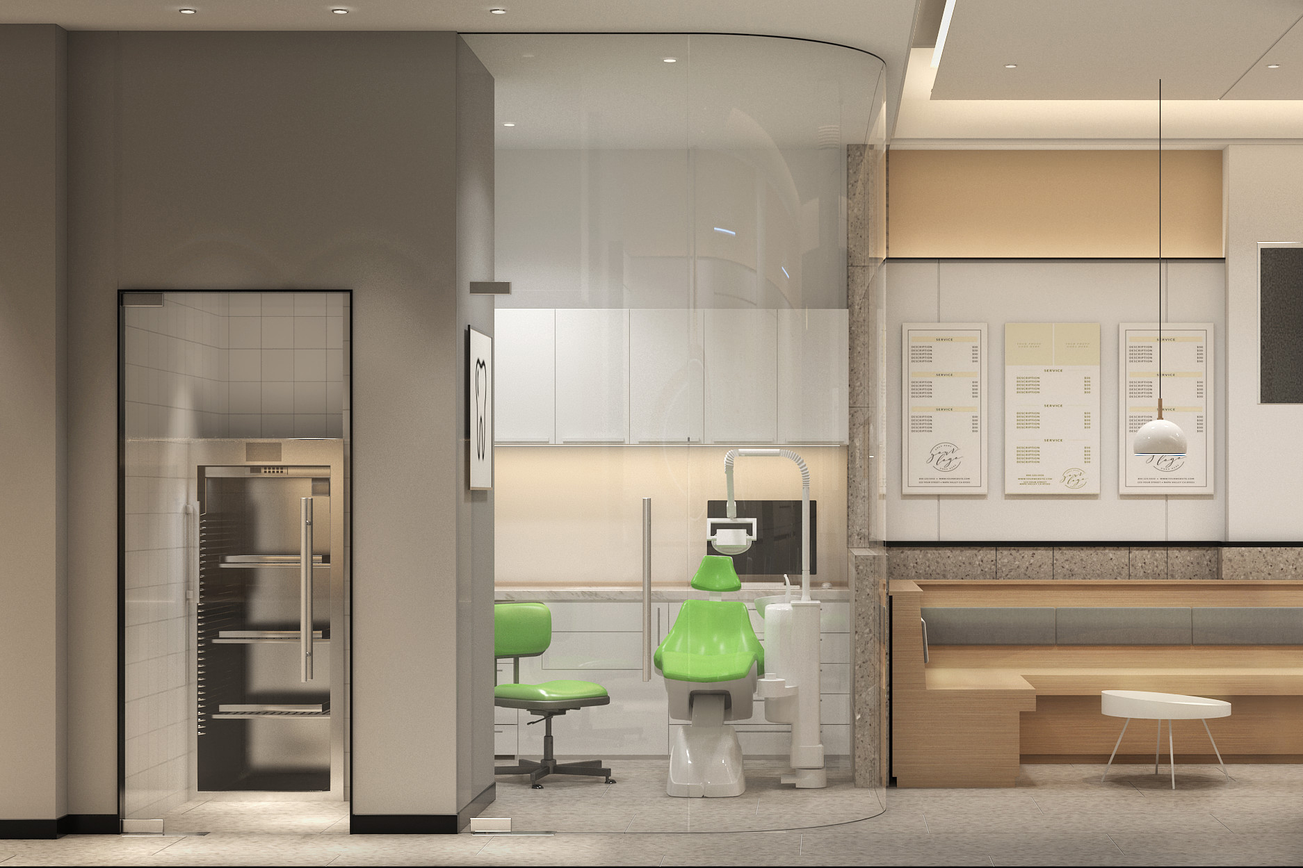 200平米牙科診所裝修設(shè)計效果圖 200平米牙科診所裝修設(shè)計效果圖