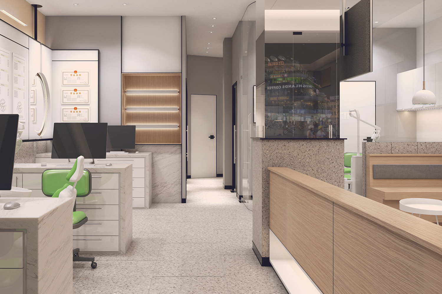 200平米牙科診所裝修設(shè)計效果圖 200平米牙科診所裝修設(shè)計效果圖