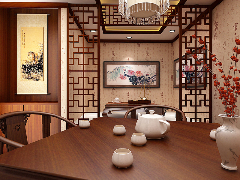 茶樓私人會所裝修效果圖