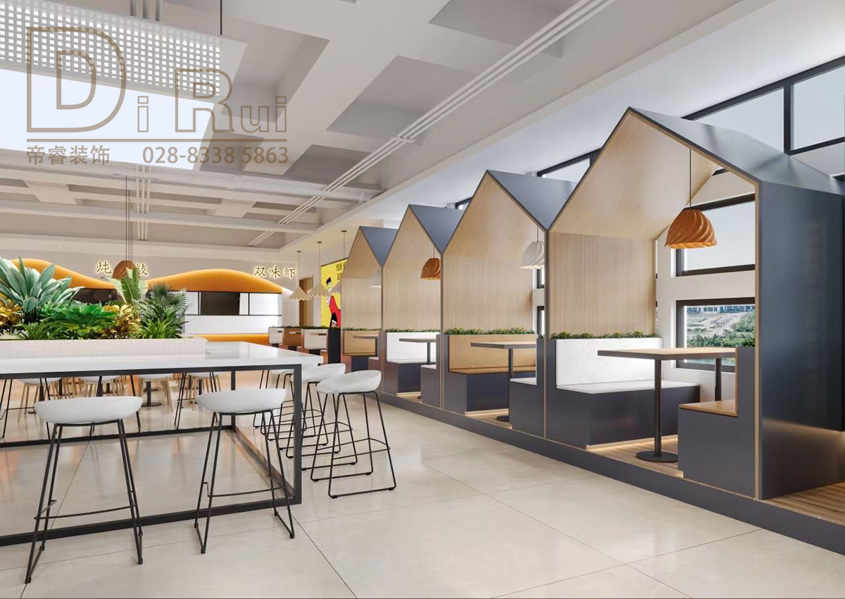 大學食堂校園餐廳裝修設計效果圖.jpg