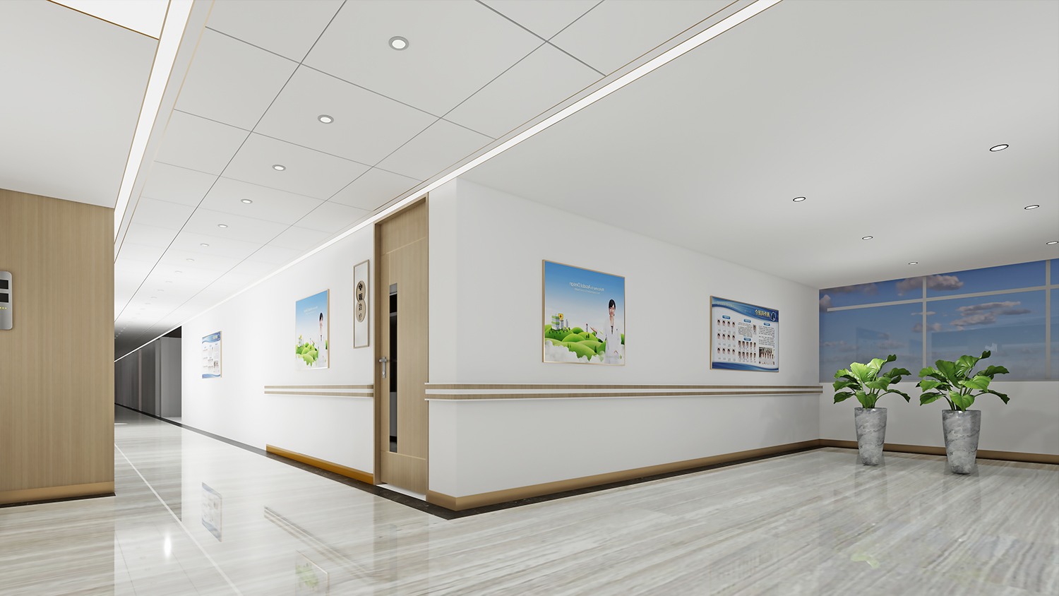 中西醫(yī)結(jié)合醫(yī)院裝修效果圖