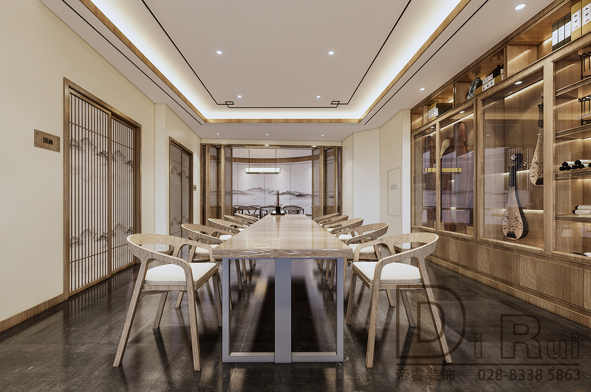 新中式風格茶室裝修效果圖 新中式風格茶室裝修效果圖