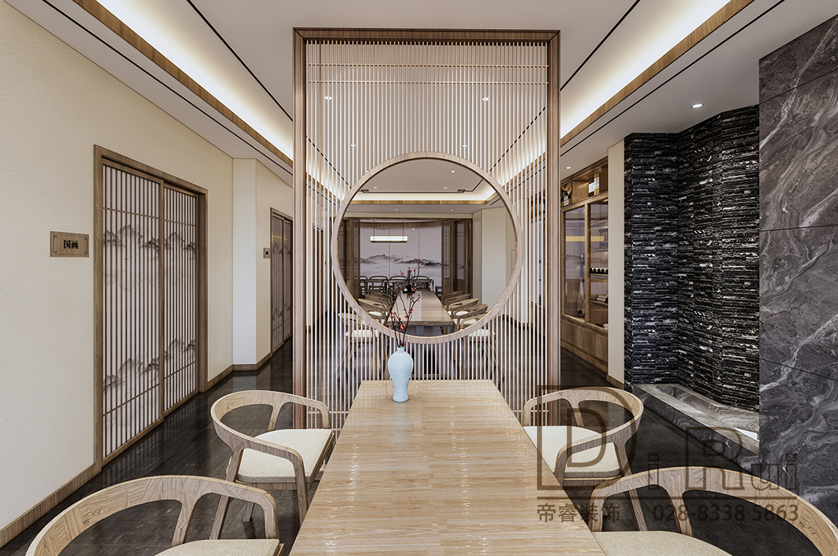 新中式風格茶室裝修效果圖 新中式風格茶室裝修效果圖